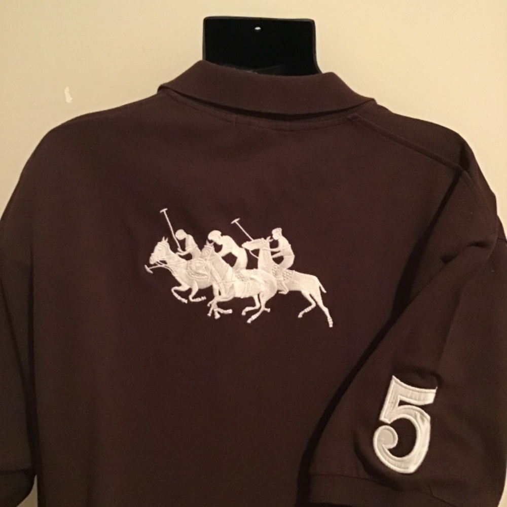 🔥🔥polo Ralph Lauren size XXL mint condition, brown polo - Picture 4 of 4